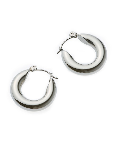 CENE（セネ）の「【CENE】セネ/シンプルフープピアス（ピアス（両耳用）・レディース・ゴールド/シルバー・FREE）」の13枚目の写真