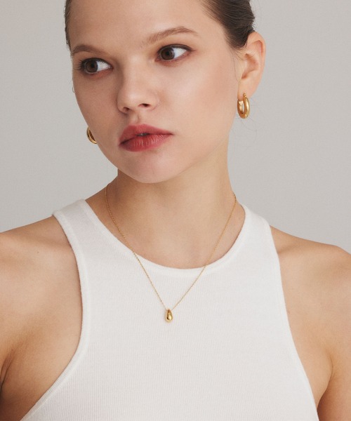 CENE（セネ）の「【CENE】セネ/シンプルフープピアス（ピアス（両耳用）・レディース・ゴールド/シルバー・FREE）」の18枚目の写真