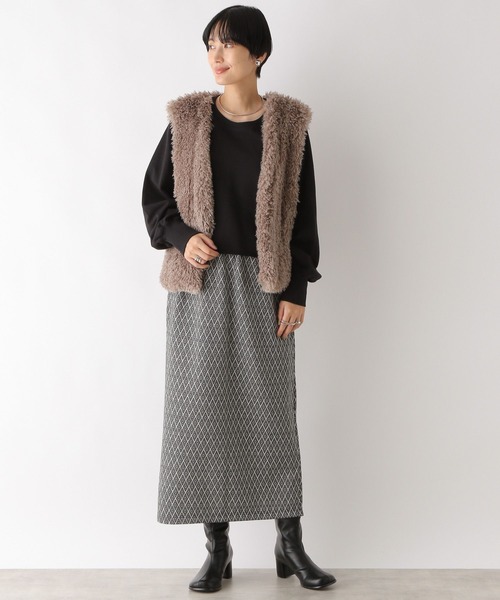 LEPSIM(レプシィム)の「ラグランショートプルオーバー 908527(Tシャツ/カットソー・レディース・グレー/ライトグリーン/ブラック/オフホワイト・FREE)」の14枚目の写真