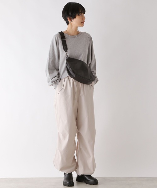 LEPSIM(レプシィム)の「ラグランショートプルオーバー 908527(Tシャツ/カットソー・レディース・グレー/ライトグリーン/ブラック/オフホワイト・FREE)」の15枚目の写真