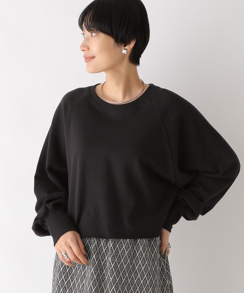 LEPSIM(レプシィム)の「ラグランショートプルオーバー 908527(Tシャツ/カットソー・レディース・グレー/ライトグリーン/ブラック/オフホワイト・FREE)」の19枚目の写真