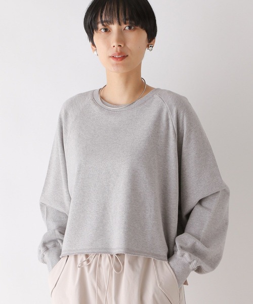 LEPSIM(レプシィム)の「ラグランショートプルオーバー 908527(Tシャツ/カットソー・レディース・グレー/ライトグリーン/ブラック/オフホワイト・FREE)」の20枚目の写真