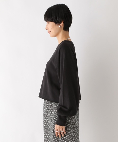 LEPSIM(レプシィム)の「ラグランショートプルオーバー 908527(Tシャツ/カットソー・レディース・グレー/ライトグリーン/ブラック/オフホワイト・FREE)」の22枚目の写真