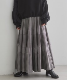 hunch（ハンチ）の「プリーツティアードスカート（スカート）」