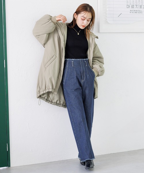 mysty woman(ミスティウーマン)の「【WEB限定】キャンディ配色タートルニット 977522(ニット/セーター・レディース・ホワイト系その他/ブラウン系その他2/グリーン系その他/ブラック系その他/ブラウン系その他/ベージュ系その他・FREE)」の8枚目の写真