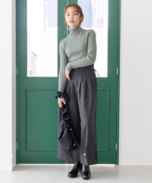 mysty woman(ミスティウーマン)の「【WEB限定】キャンディ配色タートルニット 977522(ニット/セーター・レディース・ホワイト系その他/ブラウン系その他2/グリーン系その他/ブラック系その他/ブラウン系その他/ベージュ系その他・FREE)」の20枚目の写真