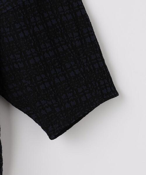 極美品　グリーンレーベルリラクシング　ツイード　ジレ　ペプラム　ネイビー green label relaxing（グリーンレーベルリラクシング）の