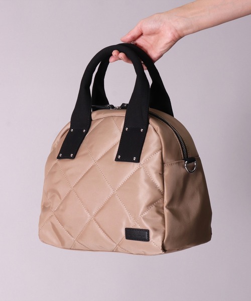 LIZDAYS（リズデイズ）の「(LF)【LIZDAYS】キルティング ナイロン ショルダーバッグ & トートバッグ（トートバッグ・レディース・ダークグレー/ブラック/ベージュ・ONE SIZE）」の15枚目の写真