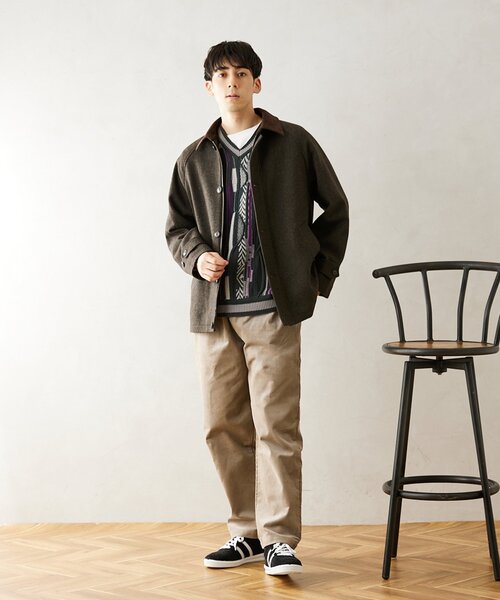 JOURNAL STANDARD relume（ジャーナルスタンダード　レリューム）の「CALIFORNIA コーデュロイ シェフパンツ（その他パンツ・メンズ・ライトグレー/カーキ/スカイブルー/シャーベット/ブラック/ベージュ系その他・SMALL/X-SMALL/MEDIUM/X-LARGE/LARGE）」の8枚目の写真