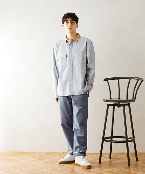 JOURNAL STANDARD relume（ジャーナルスタンダード　レリューム）の「CALIFORNIA コーデュロイ シェフパンツ（その他パンツ・メンズ・ライトグレー/カーキ/スカイブルー/シャーベット/ブラック/ベージュ系その他・SMALL/X-SMALL/MEDIUM/X-LARGE/LARGE）」の11枚目の写真