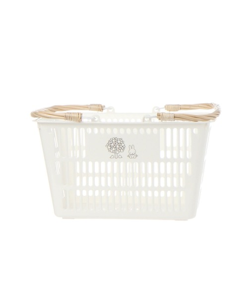 【みく】studio CLIP ×ミッフィー　柳持ち手かご studio CLIP（スタディオクリップ）の「柳持ち手カゴS【Dick Bruna