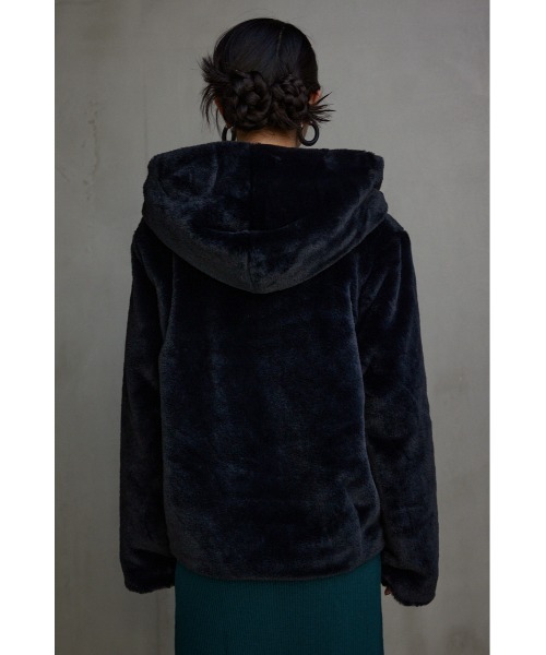 セール】B-HEATフラッフィーフェイクファーブルゾン（ブルゾン）｜AZUL