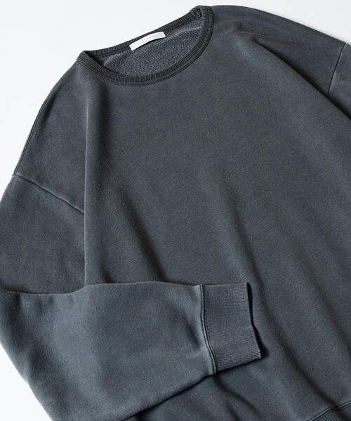 Firsthand（ファーストハンド）の「Firsthand/ファーストハンド ビッグシルエットピグメントクルーネックスウェット（スウェット・メンズ・ネイビー/オフホワイト/ブラック・L/M）」の21枚目の写真