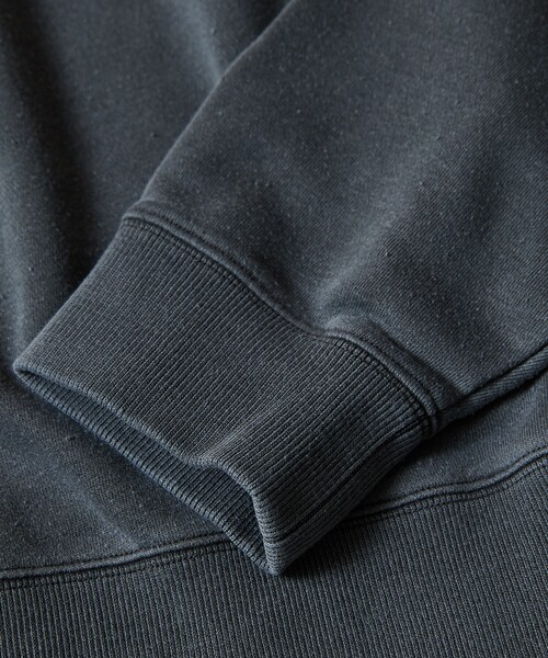 Firsthand（ファーストハンド）の「Firsthand/ファーストハンド ビッグシルエットピグメントクルーネックスウェット（スウェット・メンズ・ネイビー/オフホワイト/ブラック・L/M）」の4枚目の写真