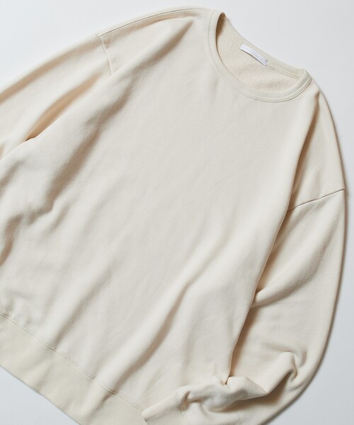 Firsthand（ファーストハンド）の「Firsthand/ファーストハンド ビッグシルエットピグメントクルーネックスウェット（スウェット・メンズ・ネイビー/オフホワイト/ブラック・L/M）」の5枚目の写真