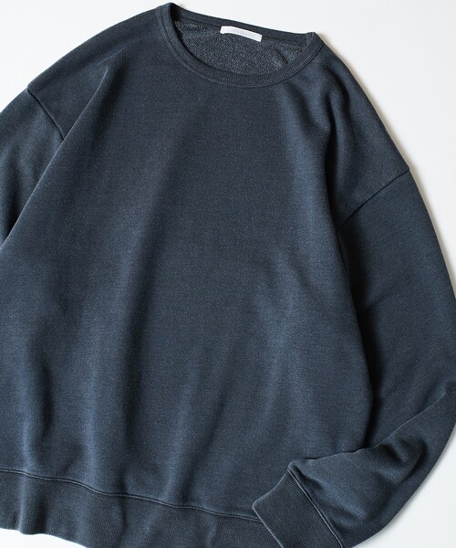 Firsthand（ファーストハンド）の「Firsthand/ファーストハンド ビッグシルエットピグメントクルーネックスウェット（スウェット・メンズ・ネイビー/オフホワイト/ブラック・L/M）」の6枚目の写真