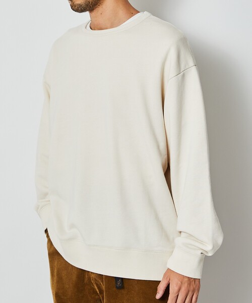 Firsthand（ファーストハンド）の「Firsthand/ファーストハンド ビッグシルエットピグメントクルーネックスウェット（スウェット・メンズ・ネイビー/オフホワイト/ブラック・L/M）」の7枚目の写真