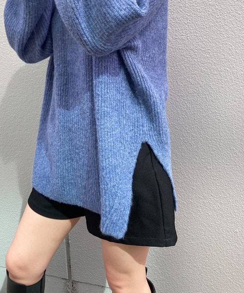 MIEL CRISHUNANT（ミエルクリシュナ）の「前後2WAYプルオーバーニット（ニット/セーター・レディース・ブラック/ピンク/ブルー・FREE）」の17枚目の写真