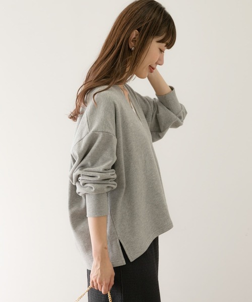 レザーVネックスウェット URBAN RESEARCH Sonny Label（アーバンリサーチサニーレーベル