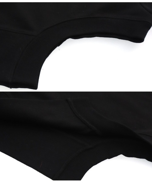 Settimissimo（セッティミッシモ）の「裏毛カットアウトショートプルオーバー（スウェット・レディース・ブラック/オフホワイト・FREE）」の22枚目の写真