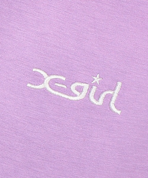 X-girl Stages（エックスガールステージス）の「ガールモチーフダンボールニットトレーナー（スウェット・キッズ・トップグレー/ラベンダー/ブラック/アイボリー・120cm/110cm/140cm/80ｃｍ/100cm/90cm/130cm）」の17枚目の写真