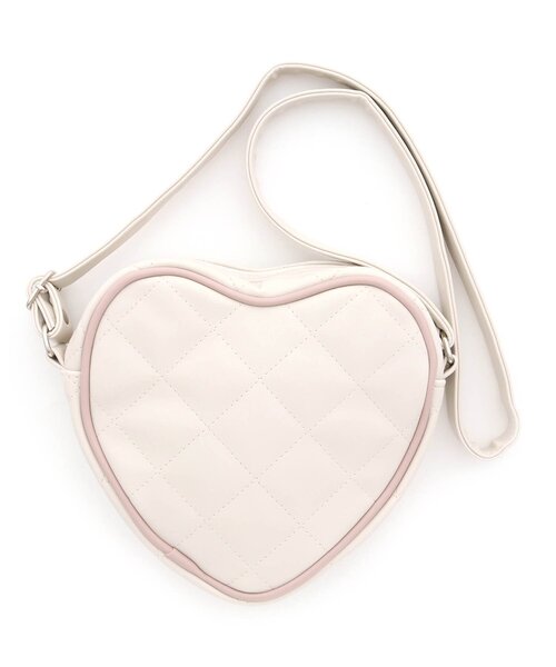 apres les cours（アプレレクール）の「キルトハートポシェット（ショルダーバッグ・キッズ・ブラック/アイボリー・FREE）」の8枚目の写真