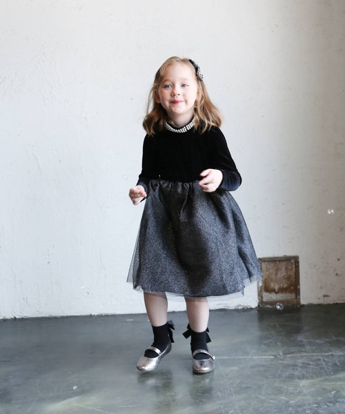 Rora（ローラ）の「エマリー 後リボン クールソックス（ソックス/靴下・キッズ・ブラック/ホワイト・14㎝/16cm/20cm/18cm/14cm）」の15枚目の写真