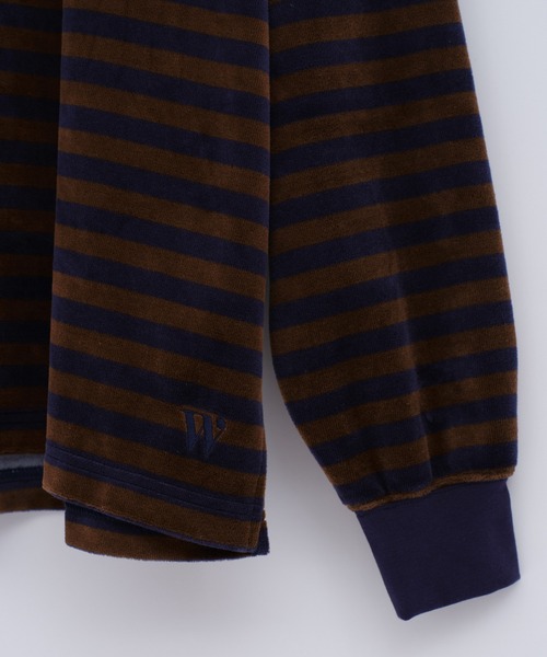 WHIMSIC（ウィムジック）の「【UNISEX】ベロアタートルネック