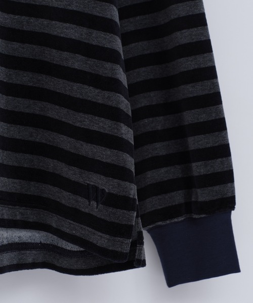 WHIMSIC（ウィムジック）の「【UNISEX】ベロアタートルネック