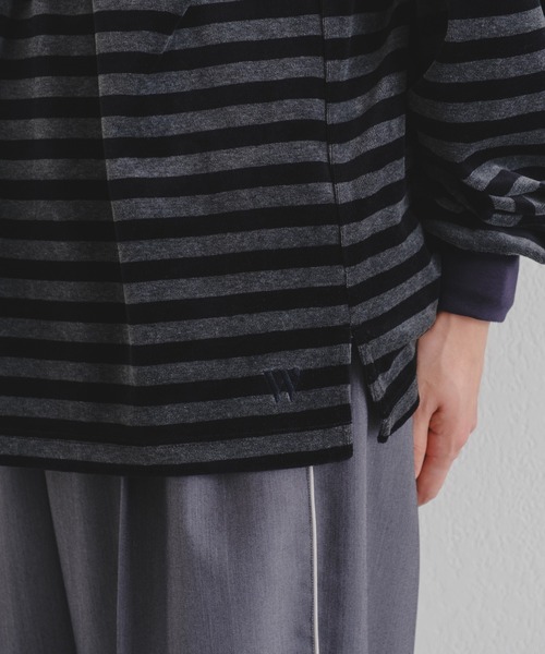 WHIMSIC（ウィムジック）の「【UNISEX】ベロアタートルネック