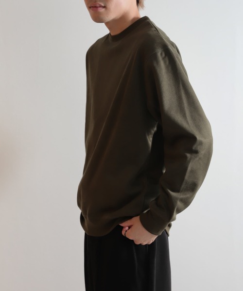 SENSE OF PLACE by URBAN RESEARCH（センスオブプレイスバイアーバンリサーチ）の「フェイクスエードスウェットシャツ（スウェット・メンズ・ライトベージュ/ブラック/オリーブ/ブルー・MEDIUM/LARGE）」の20枚目の写真