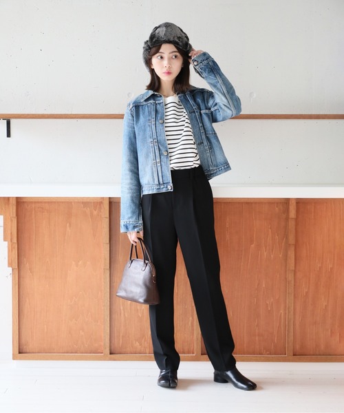 SETUP7（セットアップセブン）の「【SETUP7】パイロットキャップ フライトキャップ KNF039（キャップ・レディース・ネイビー/ブラウン/グレー/ブラック・FREE）」の9枚目の写真