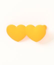 bibmilk(ru~N)BIBMILK TWIN HEART CLIPS - 2PCS NEON(wAs)