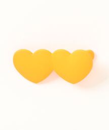 BIBMILK TWIN HEART CLIPS - 2PCS NEON