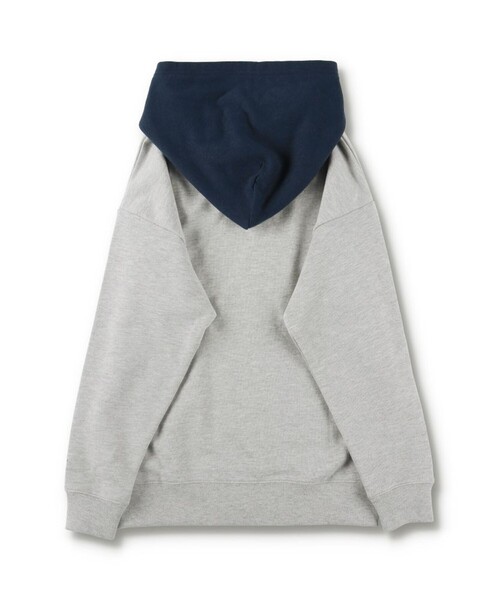 NAUTICA（ノーティカ）の「【NAUTICA/ノーティカ】アップリケロゴ裏毛パーカー（パーカー・キッズ・ネイビー/オレンジ/マスタード/アイボリー/グリーン/ブラック/ダークグリーン/杢グレー/エンジ/パープル・M/L/XL/XS/S）」の21枚目の写真