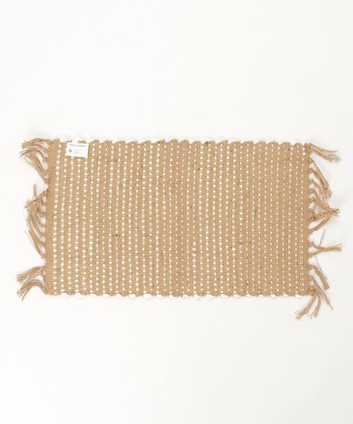 ONE DAY KMC （ワンデイケーエムシー）の「 RECYCLE POLYESTER & JUTE RUG(45cm x 75cm)（ラグ/マット）」 WEAR