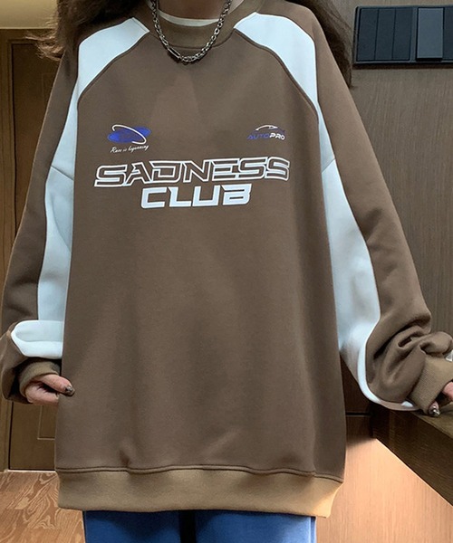 aimoha（アイモハ）の「aimoha outdoor ライン切り替えクルーネックスウェット（スウェット・レディース・ライトグレー/ブラック/チョコ・LARGE/MEDIUM）」の20枚目の写真