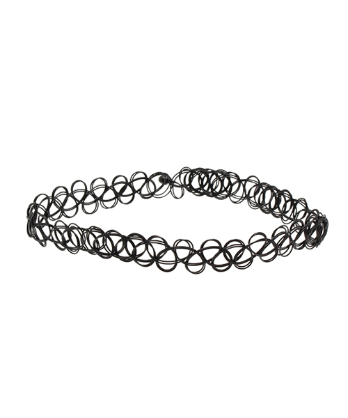 WEGO（ウィゴー）の「WEGO/タトゥーチョーカーセット（ネックレス・レディース・ブラック/その他1/ホワイト・FREE）」の6枚目の写真