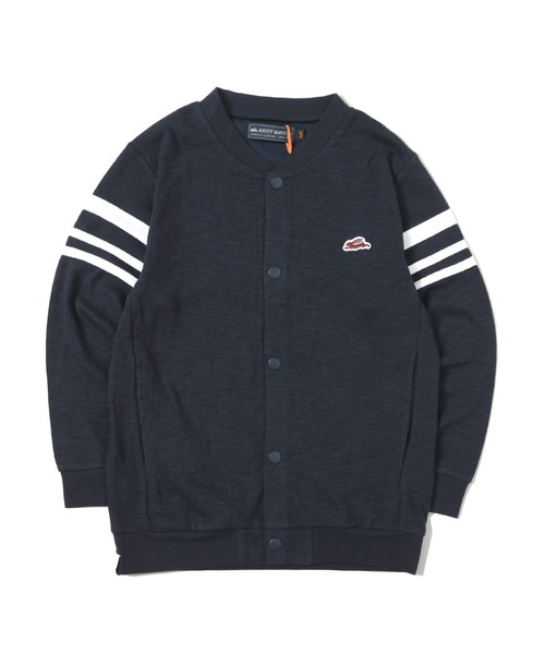 KRIFF MAYER Kid's Collection（クリフメイヤーキッズコレクション）の「チェルシーJK（カーディガン/ボレロ・キッズ・グレー/グリーン/ネイビー/キャメル・170/140/120/130/150/160）」の3枚目の写真