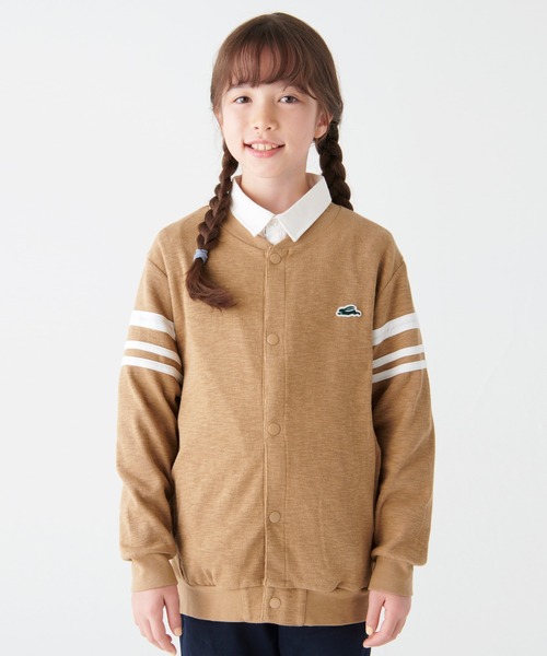 KRIFF MAYER Kid's Collection（クリフメイヤーキッズコレクション）の「チェルシーJK（カーディガン/ボレロ・キッズ・グレー/グリーン/ネイビー/キャメル・170/140/120/130/150/160）」の4枚目の写真