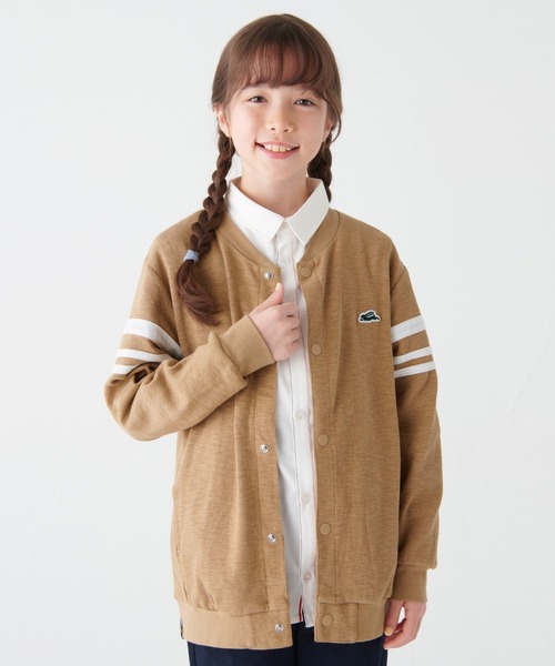 KRIFF MAYER Kid's Collection（クリフメイヤーキッズコレクション）の「チェルシーJK（カーディガン/ボレロ・キッズ・グレー/グリーン/ネイビー/キャメル・170/140/120/130/150/160）」の5枚目の写真