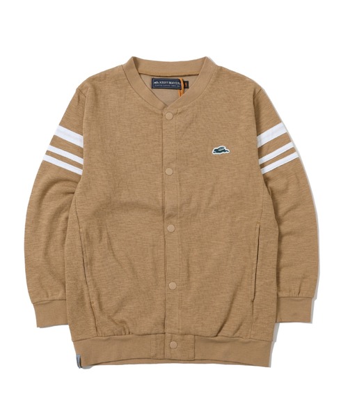 KRIFF MAYER Kid's Collection（クリフメイヤーキッズコレクション）の「チェルシーJK（カーディガン/ボレロ・キッズ・グレー/グリーン/ネイビー/キャメル・170/140/120/130/150/160）」の6枚目の写真