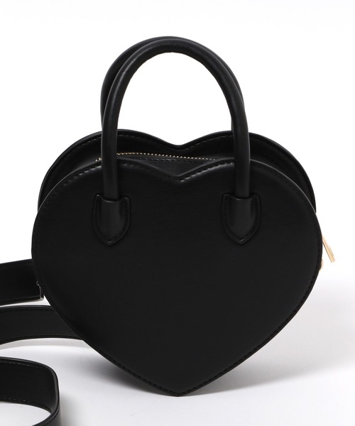 tiny tiny（ティニーティニー）の「ハート2WAYトートバッグ[tiny tiny(ティニーティニー)]（ショルダーバッグ・レディース・アイボリー/レッド/ブラック/シルバー・0）」の8枚目の写真