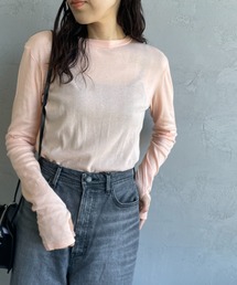 [MILLER/ミラー] 別注 クルーネックシアーTシャツ