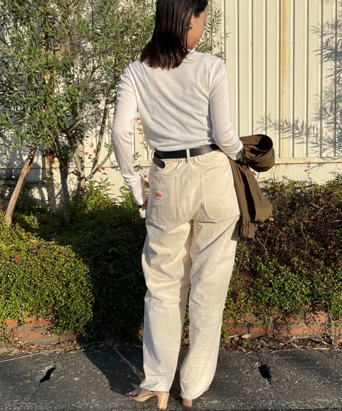 MILLER（ミラー）の「[MILLER/ミラー] 別注 クルーネックシアーTシャツ（Tシャツ/カットソー・レディース・イエロー/ブラック/ラベンダー/オフホワイト/ピンク/ブラウン・F）」の15枚目の写真