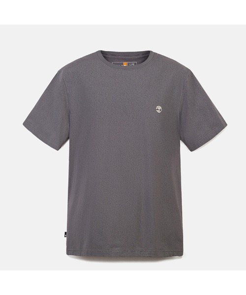 Timberland(ティンバーランド)の「メンズ 半袖 クイックドライ Tシャツ(Tシャツ/カットソー・メンズ・グレー/アッシュグレー/クリーム/ダークブルー・LARGE/MEDIUM/SMALL/X-LARGE/XX-LARGE)」の2枚目の写真