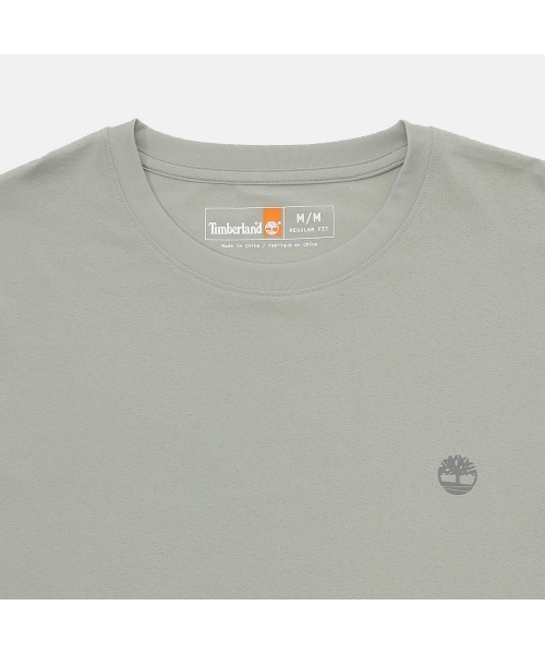 Timberland(ティンバーランド)の「メンズ 半袖 クイックドライ Tシャツ(Tシャツ/カットソー・メンズ・グレー/アッシュグレー/クリーム/ダークブルー・LARGE/MEDIUM/SMALL/X-LARGE/XX-LARGE)」の6枚目の写真