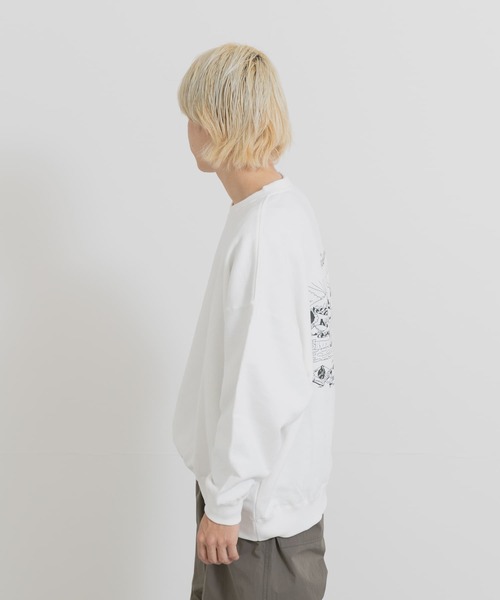 THE GOODLAND MARKET（ザグッドランドマーケット）の「ザ グッドランド マーケット　THE GOODLAND SWEAT（スウェット・メンズ・オフホワイト・MEDIUM/LARGE）」の12枚目の写真