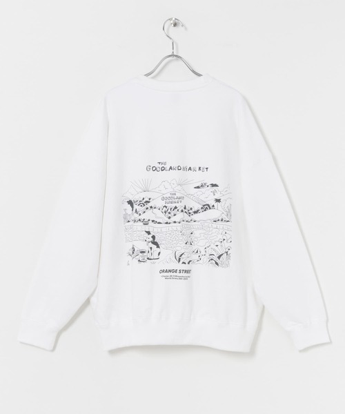 THE GOODLAND MARKET（ザグッドランドマーケット）の「ザ グッドランド マーケット　THE GOODLAND SWEAT（スウェット・メンズ・オフホワイト・MEDIUM/LARGE）」の5枚目の写真