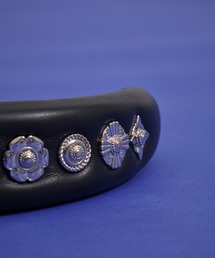 TOGA PULLA トーガ　プルラ　レザーヘッドバンド　カチューシャ TOGA PULLA/トーガプルラ】Leather headband ribbon/レザー